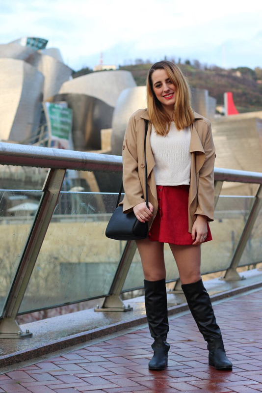 Setentera skirt with high boots - Fashion Tights