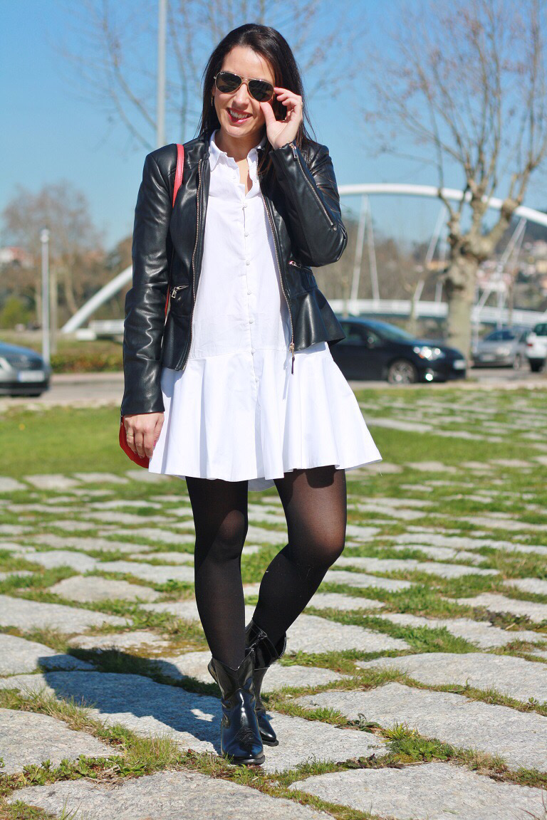 White Dress, A BASIC? ... OF COURSE!!!! - Fashion Tights