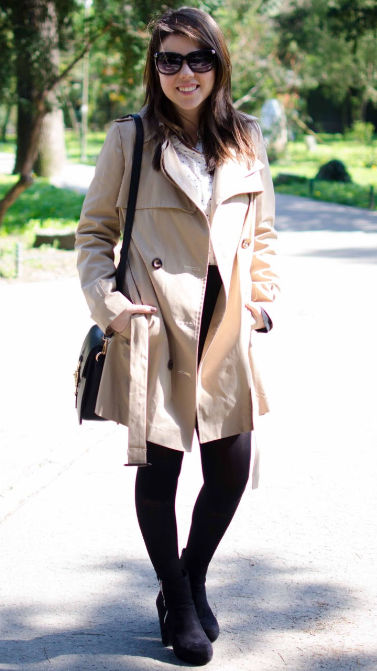 2 Ways To Wear a Trench Coat This Spring - Fashion Tights