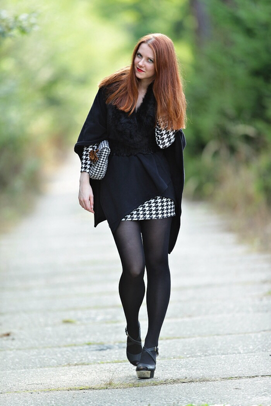 Houndstooth - Fashion Tights