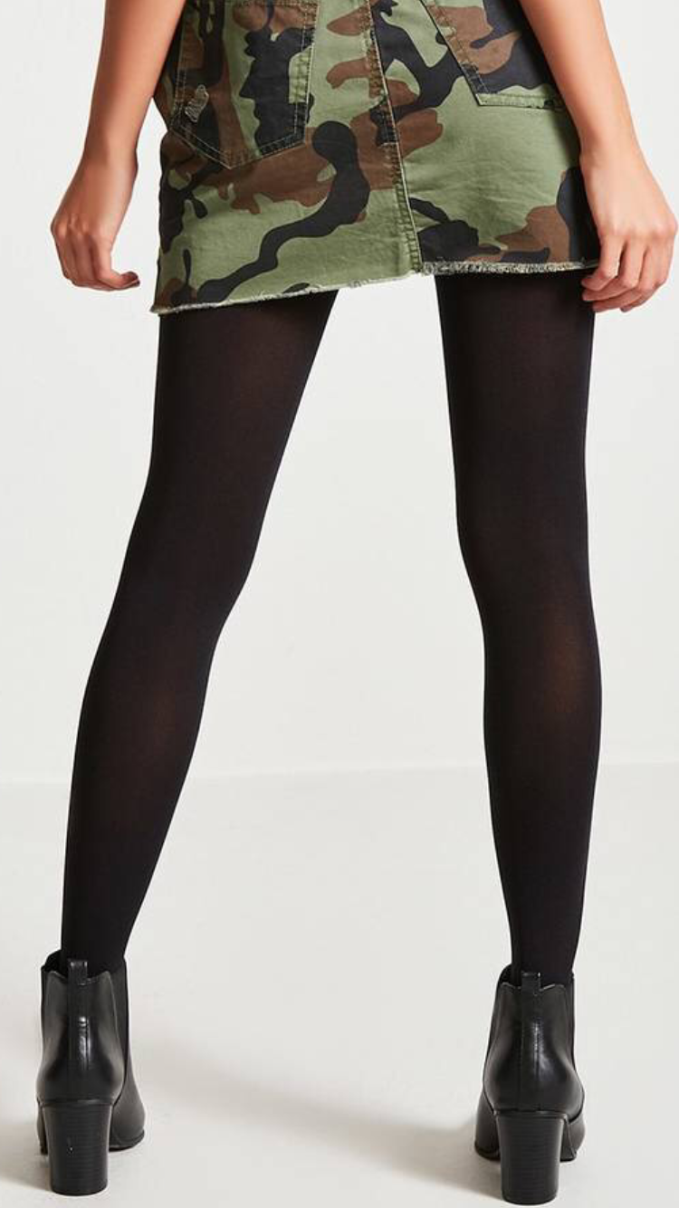 FOREVER 21 Classic Opaque Tights - Fashion Tights
