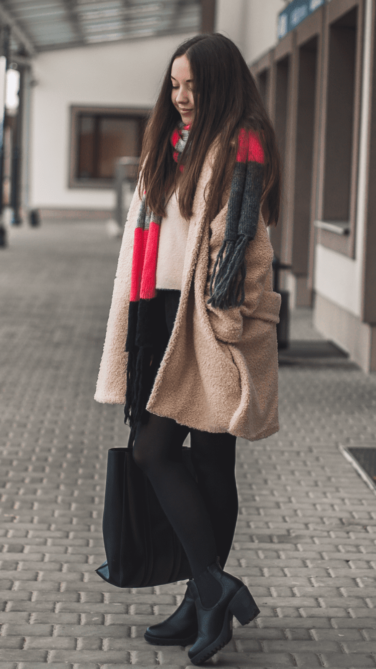 Winter coat oversize - Fashion Tights