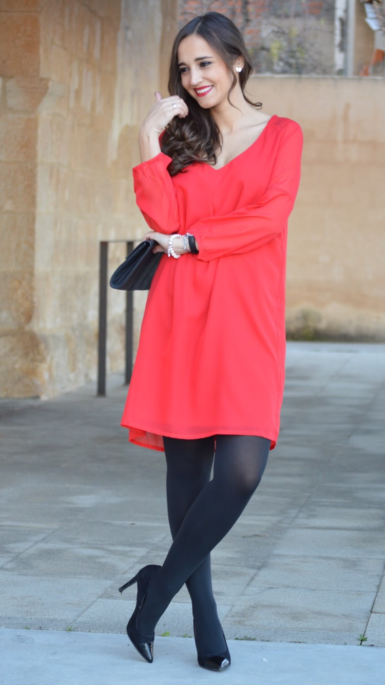 Passion-red - Fashion Tights