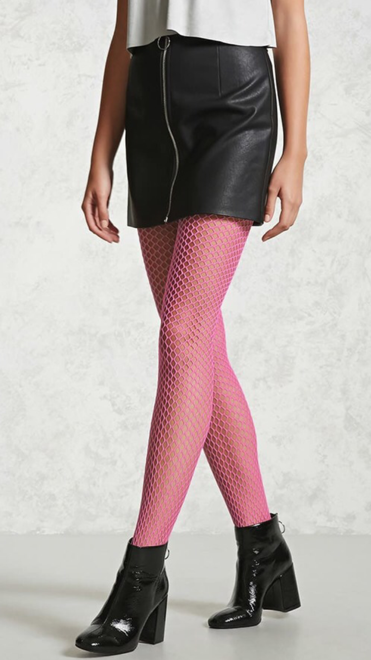FOREVER Sheer Fishnet Tights Fashion Tights